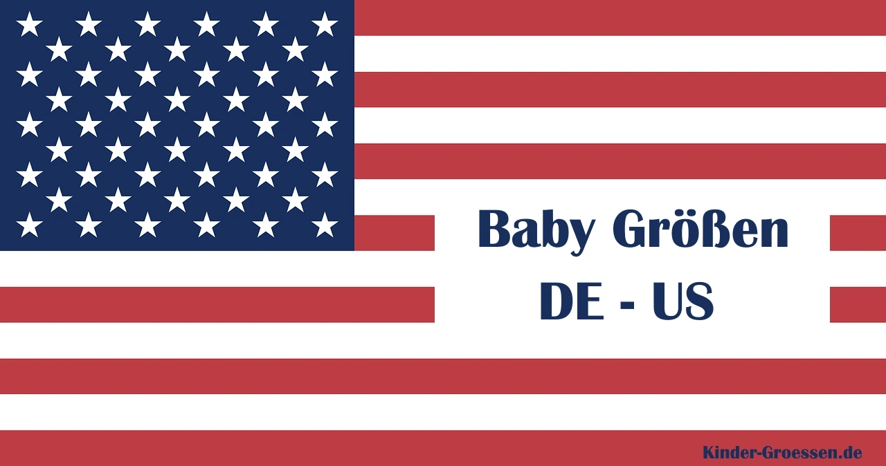 Baby Bekleidung Größen Deutschland Amerika - Baby Fashion Size Charts Germany United States of America